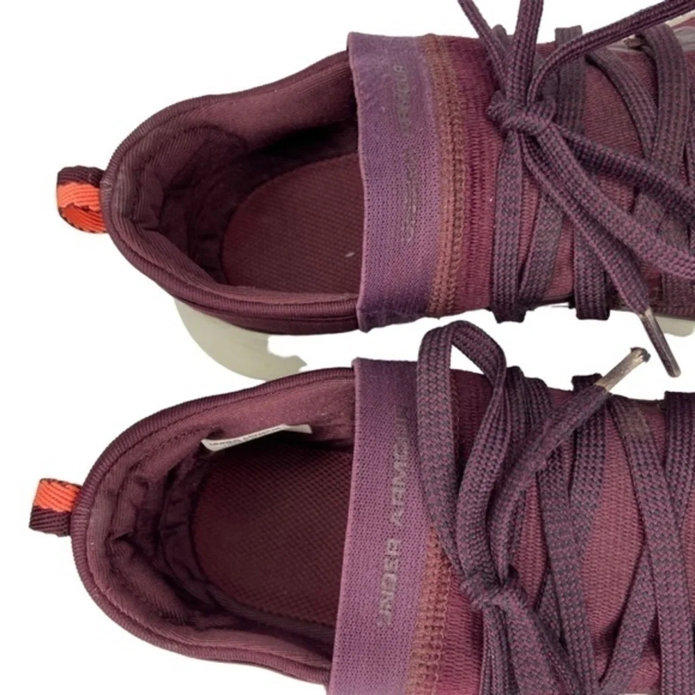 Under Armour Ua Vibe Shoes Burgundy Slip On‎ Athletic Sneakers Shoes